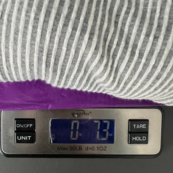 Tiffany & Grey Short Sleeve Ribbed Gray Top Women's Size XL Petite - Picture 11 of 11